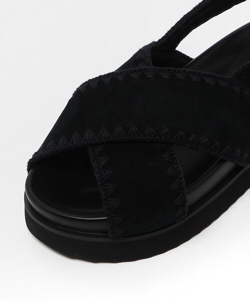 UNITED ARROWS サンダル ナチュラル クロス レディース