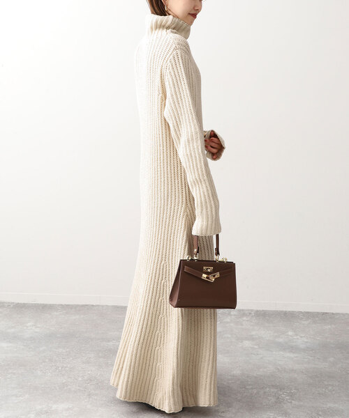 SLOBE IENA（スローブイエナ） ニットワンピース FREE ブラウン