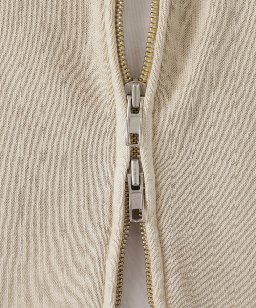Deuxieme Classe パーカー Vintage Like ジップ フーディー