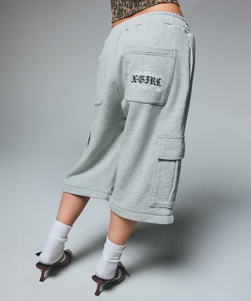 X-girl（エックスガール） スウェットパンツ ジャージ 2WAY WIDE LEG