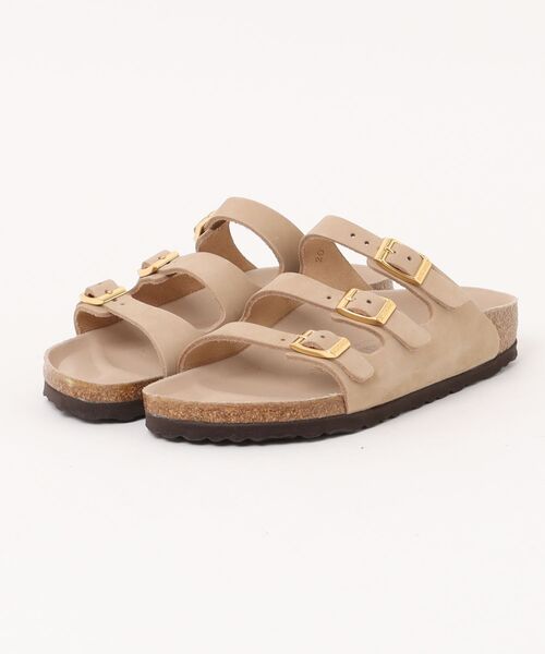 サンダル・ミュール BIRKENSTOCK SLIPPER (1029480 SANDCASTLE) Arizona Suede Leather Sandcastle | BIRKENSTOCK