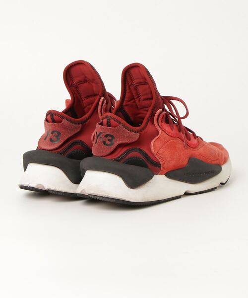 【大人気アイテム】Y-3 ローカットスニーカー Y-3 「Y-3」 ローカットスニーカー 26.5cm レッド メンズ