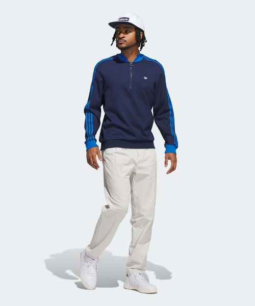 サイズ：79 ADIDAS GOLF アディダスゴルフ 2025年モデル オリジナルスゴルフ 撥水 ツイストウィーブ アンクルパンツ スリーストライプ ベージュ系 [240101500936] ゴルフウェア メンズ ストスト サイズ：79 ADIDAS GOLF アディダスゴルフ 2025年モデル