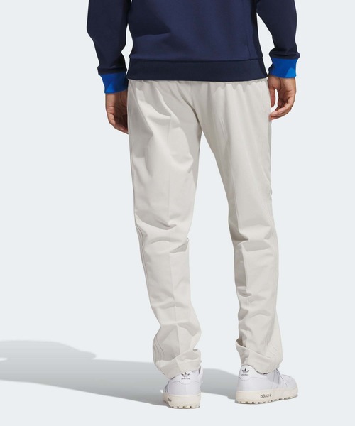 サイズ：79 ADIDAS GOLF アディダスゴルフ 2025年モデル オリジナルスゴルフ 撥水 ツイストウィーブ アンクルパンツ スリーストライプ ベージュ系 [240101500936] ゴルフウェア メンズ ストスト adidas パンツ オリジナルスゴルフ ツイストウィーブ 撥水