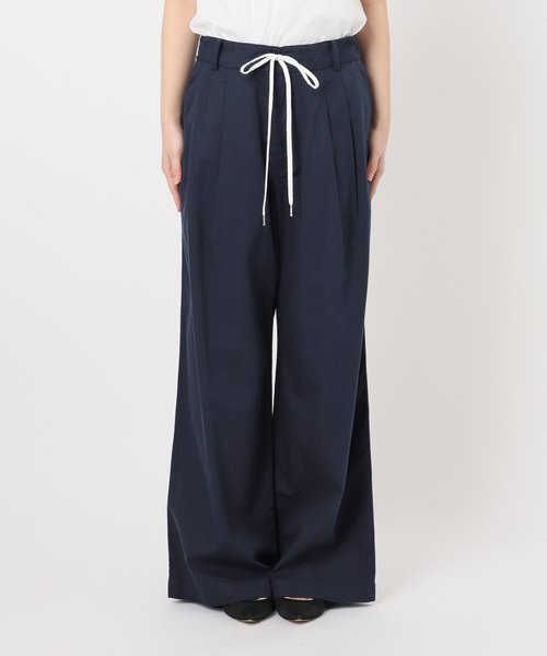 Spick＆Span パンツ 「WEB限定追加」コットンレーヨンドロスト