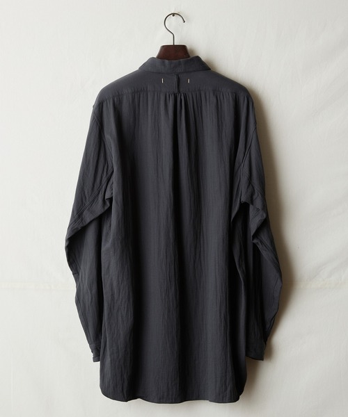 suzuki takayuki（スズキタカユキ） シャツ one-piece shawl-collar
