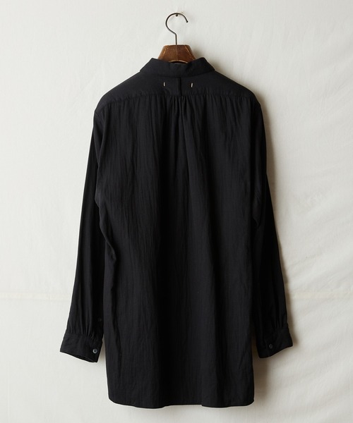 suzuki takayuki（スズキタカユキ） シャツ one-piece shawl-collar