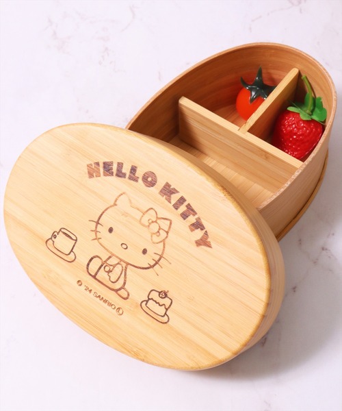 sanrio（サンリオ） 弁当箱 (SK)環境にやさしい 竹製 キャラクター