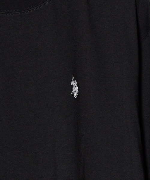 「U.S. POLO ASSN.」 半袖Tシャツ M スミクロ メンズ