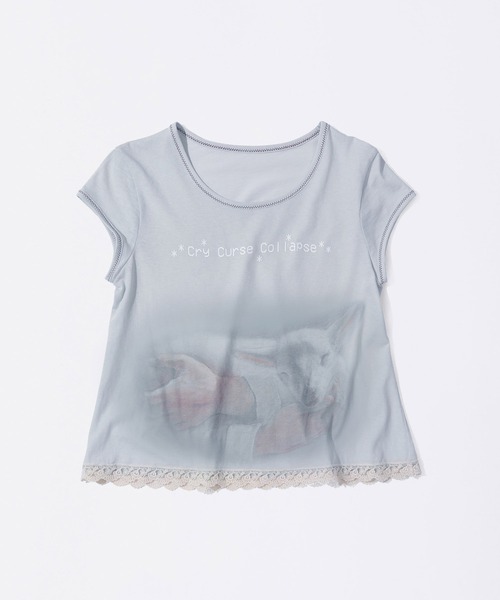 Lace Crop Baby Tee sculptor Sサイズ SCULPTOR tシャツ Lace Crop Baby Tee レディース メンズ