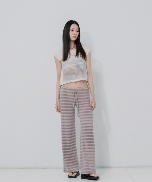 無料配送 ◆ Sculptor ◆ Lace Crop Baby Tee SCULPTOR tシャツ Lace Crop Baby Tee レディース メンズ