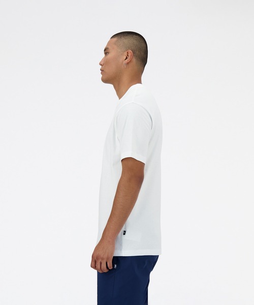 「New Balance」 半袖Tシャツ MEDIUM ブラック メンズ