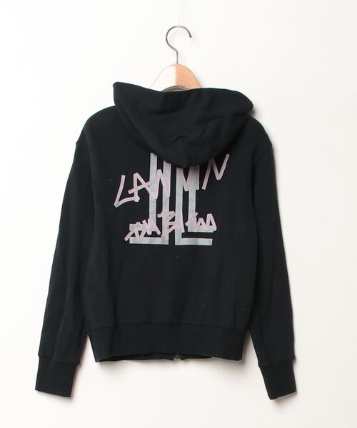 ランバンオンブルー38 パーカー LANVIN en Bleu 「LANVIN Bleu」 ジップアップパーカー 38