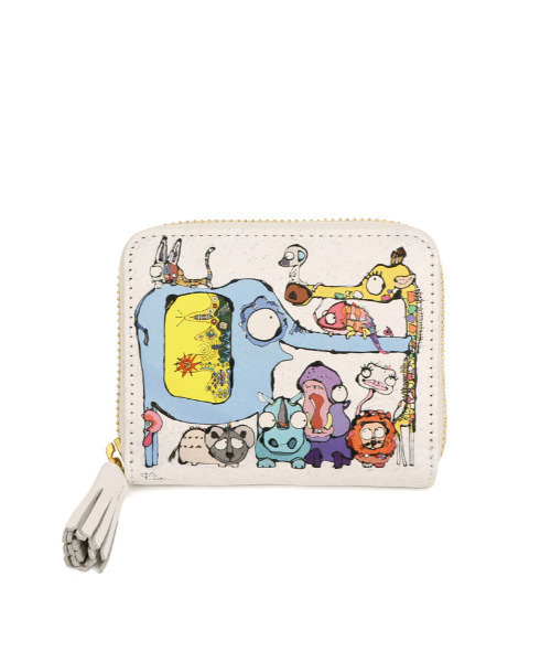 ペルケ（perche’）/ペルケ perche ×高嶋シオンコラボ ・ジャバラカードアートウォレット perche（ペルケ） 財布 × 高嶋シオンコラボ ・ジャバラカードアート