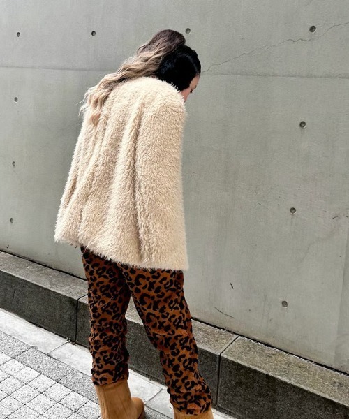 ダッフルコート コート ipugo ファーダッフルコート レディース_12