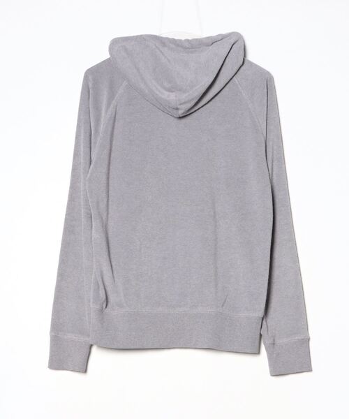 「Champion」 ワンポイントジップアップパーカー M グレー メンズ_画像2