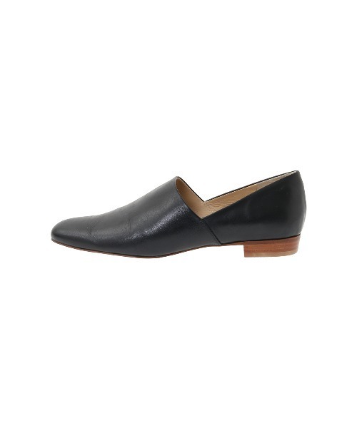 CLANE（クラネ） パンプス SIDE CUT STACKED HEEL FLAT SHOES