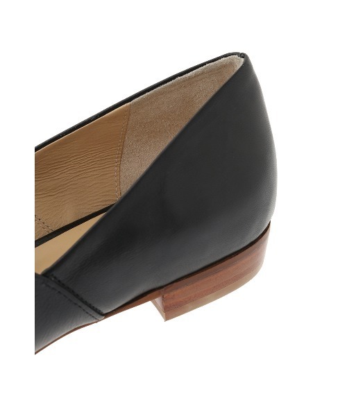 CLANE(クラネ) パンプス SIDE CUT STACKED HEEL FLAT SHOES CLANE(クラネ) パンプス SIDE CUT STACKED HEEL FLAT SHOES