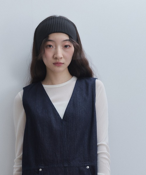 ADAM ET ROPE' ヘアバンド 「WEB限定」ボリュームニットターバン