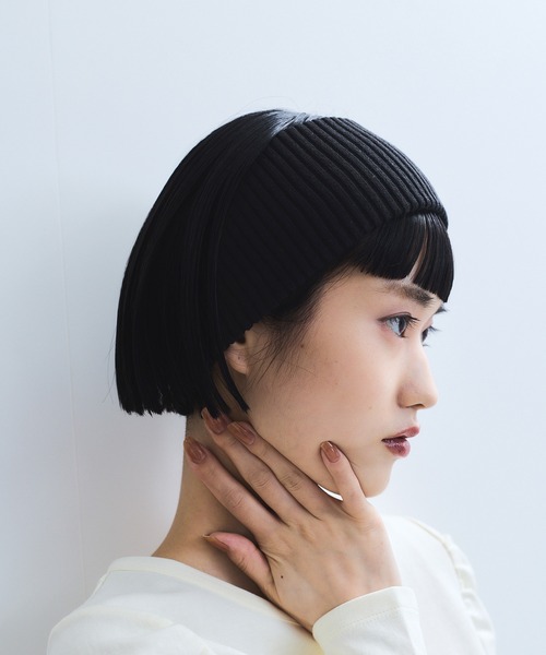 ADAM ET ROPE' ヘアバンド 「WEB限定」ボリュームニットターバン