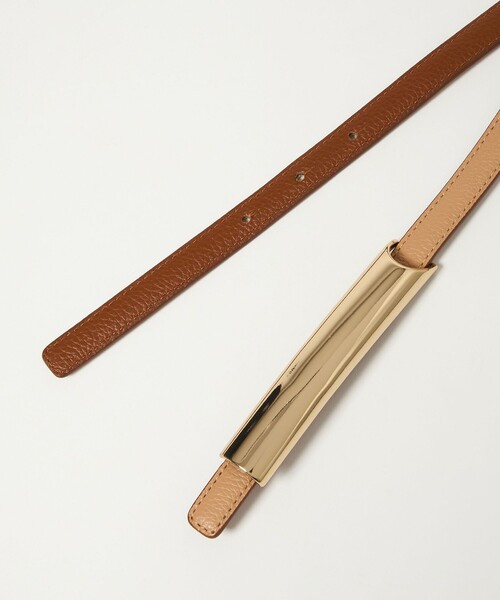 ■完売品■ conte【別注ATELIER AMBOISE ベルト 別注】＜ATELIER AMBOISE for conte＞リバーシブル ベルト