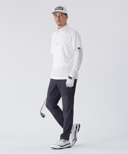 PING（ピン） uvカット ポロシャツ 「PING APPAREL」レイヤードツイン