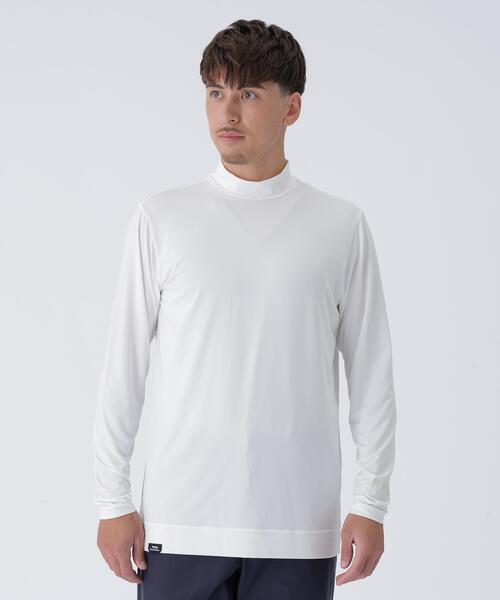 PING メンズ L ホワイト インナーシャツ　新品 PING（ピン） uvカット ポロシャツ 「PING APPAREL」レイヤードツイン
