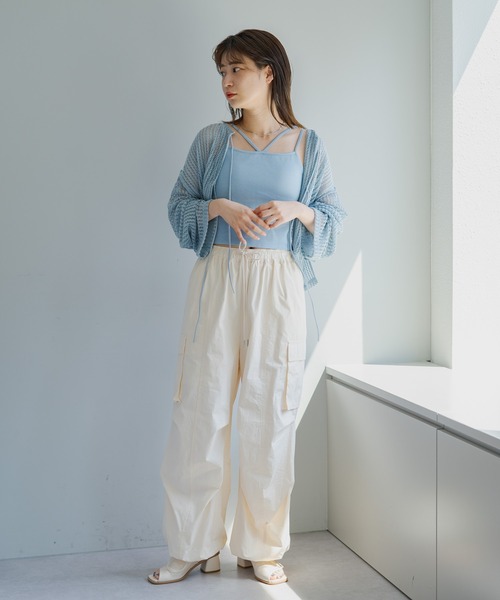 Kastane - カスタネ◎未使用◎畦カーデ Kastane（カスタネ） カーディガン S ブルー レディース : ZOZOTOWN