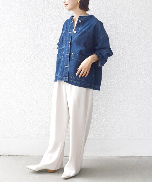 SHIPS（シップス） デニムジャケット gジャン 「WEB限定」「洗濯機可能