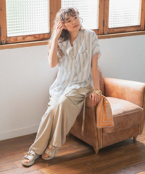 「niko and...」 カーゴパンツ MEDIUM ベージュ レディース