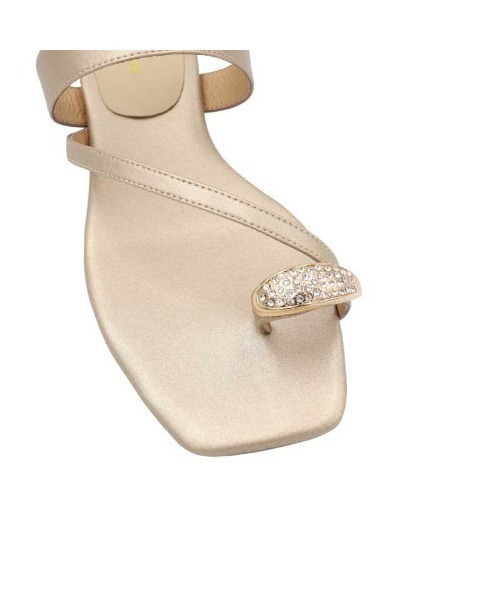 「MODE KAORI」 フラットサンダル L ブラック レディースの画像3