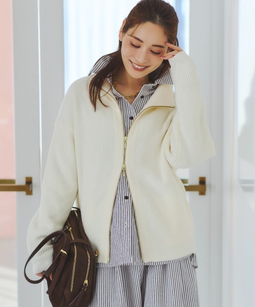 Elura（エルーラ） カーディガン 「WEB限定カラーあり」毛玉しらず