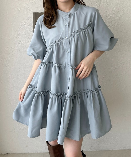 「apres jour clair」 半袖チュニック X-LARGE アイボリー レディース_画像2