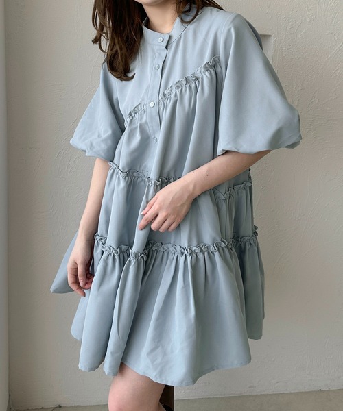 「apres jour clair」 半袖チュニック X-LARGE アイボリー レディース_画像4