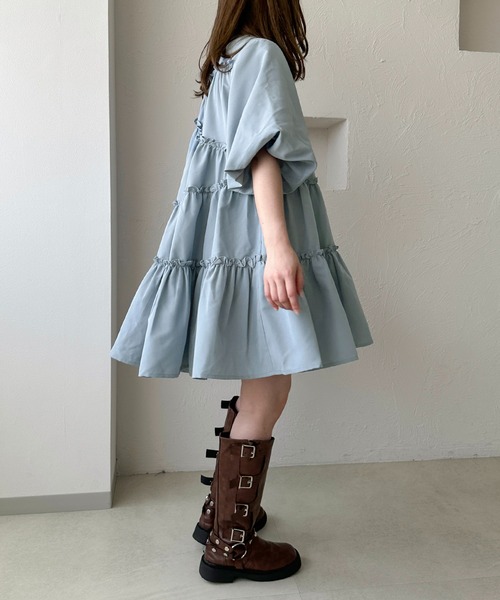 「apres jour clair」 半袖チュニック X-LARGE アイボリー レディース_画像7