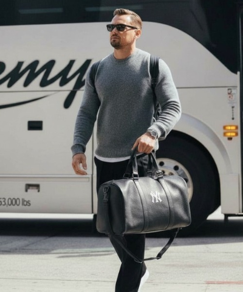 MLB ボストンバッグ シボ生地ボストンバッグ レディース メンズ