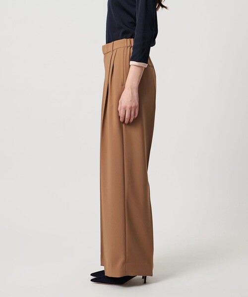 UNITED ARROWS スラックス パンツ 2タック ワイドパンツ‐UVカット 接触