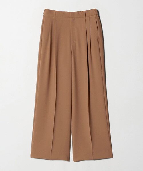 UNITED ARROWS スラックス パンツ 2タック ワイドパンツ‐UVカット 接触