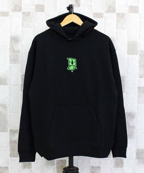HUF（ハフ） パーカー メガブラスト エンブレム プルオーバーフーディ 