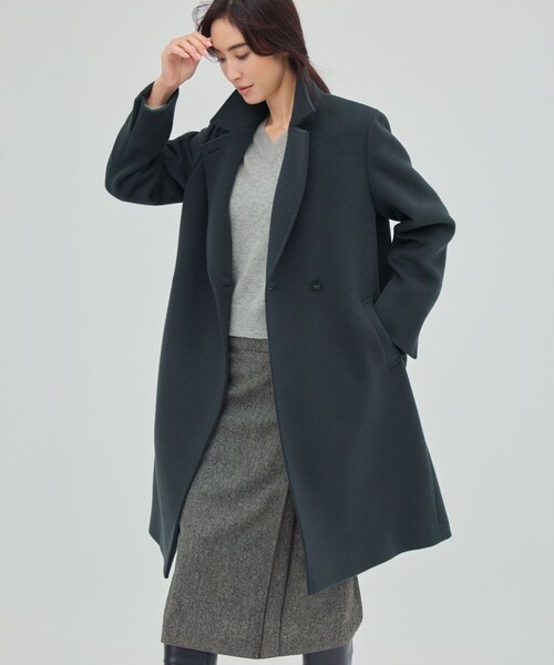 J.PRESS（J.プレス） コート アウター Pureラムウール ダブル ロング