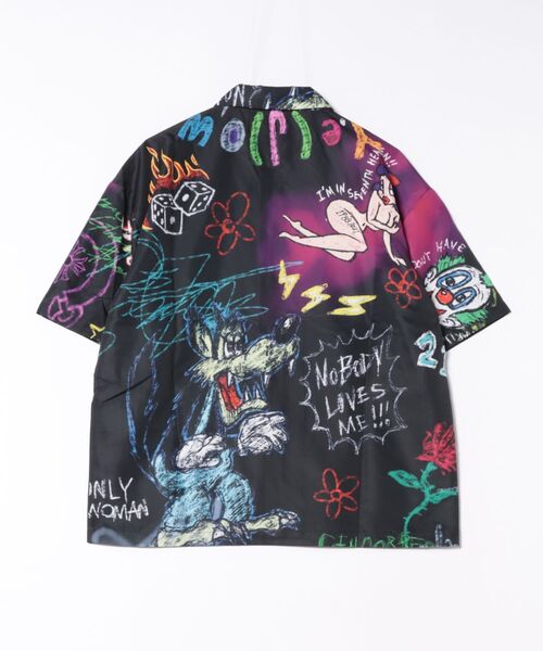 「JUGLANS」 半袖シャツ M ブラック メンズ_画像2