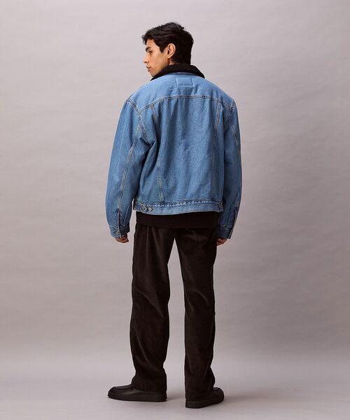 90sカルバンクラインUSA製アートGジャン古着m16 古着通販 L☆古着 カルバンクライン 長袖 デニム ジャケット メンズ 90