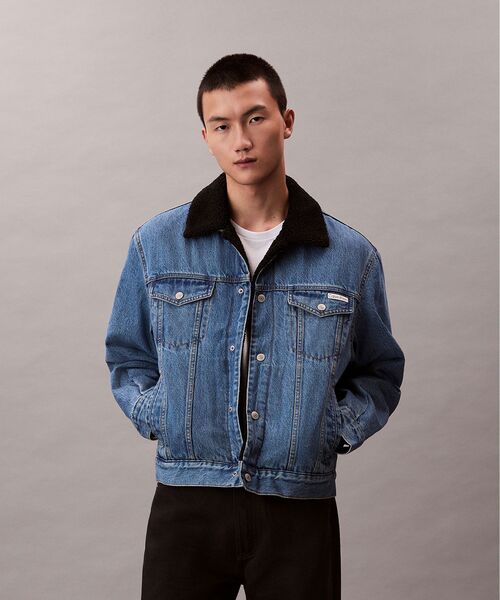 濃紺90sカルバンクラインデニムジャケットGジャン Calvin Klein（カルバン・クライン） デニムジャケット gジャン 90s