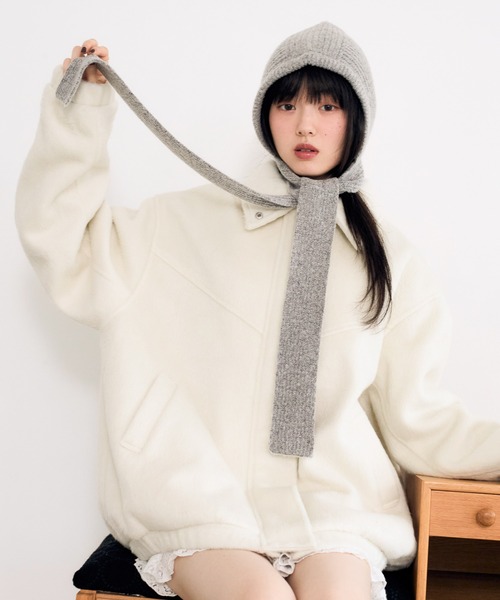 Heather（ヘザー） ニット帽 ニットキャップ ニットバラクラバ 606017