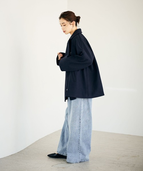 studio CLIP（スタディオクリップ） ピーコート pコート ウールライクP