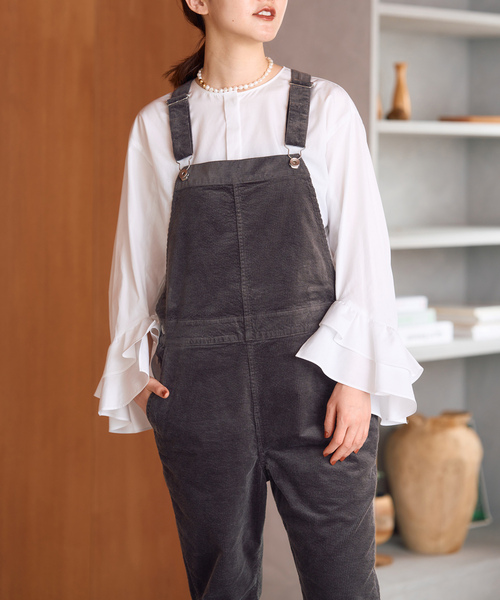 IENA（イエナ） オーバーオール 38 グレー レディース : ZOZOTOWN