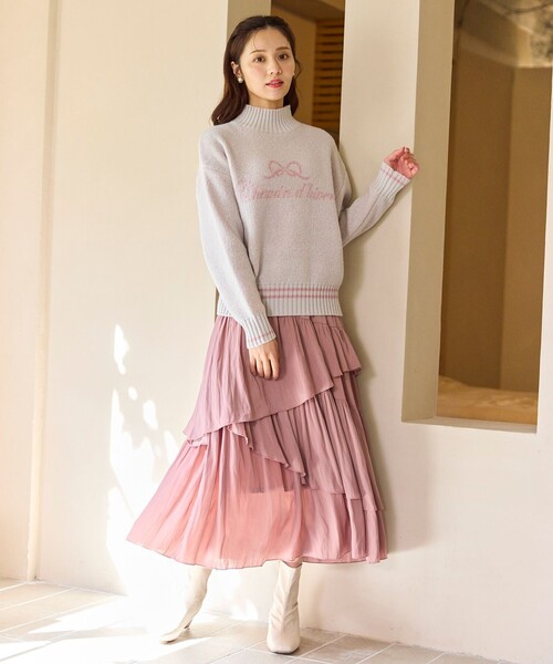 Feroux（フェルゥ） スカート アシンメトリーティアード スカート