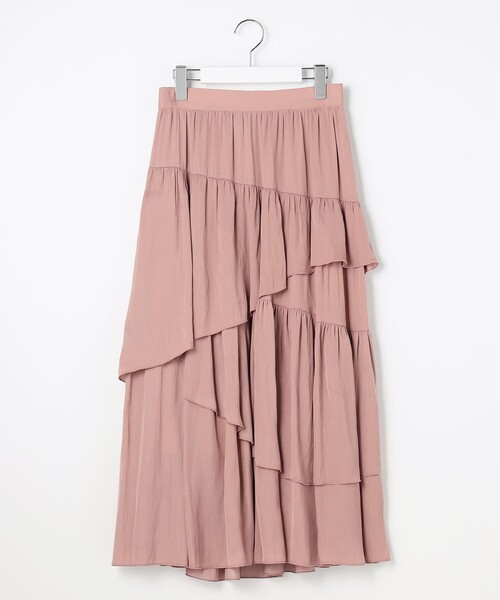 Feroux（フェルゥ） スカート アシンメトリーティアード スカート