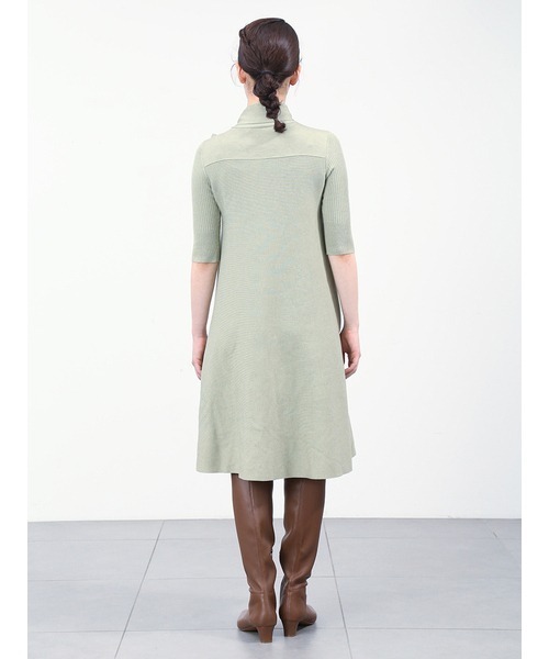 「FURFUR」 ニットワンピース ONE SIZE グレー レディース_画像6