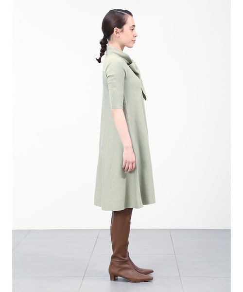 「FURFUR」 ニットワンピース ONE SIZE グレー レディース_画像7